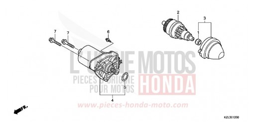MOTEUR DE DEMARRAGE (1) NSC110MPDC de 2012